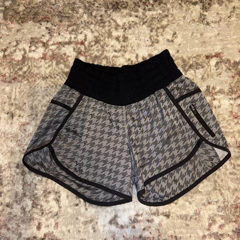 Lululemon Athletica Black and Gray Athletic Shorts